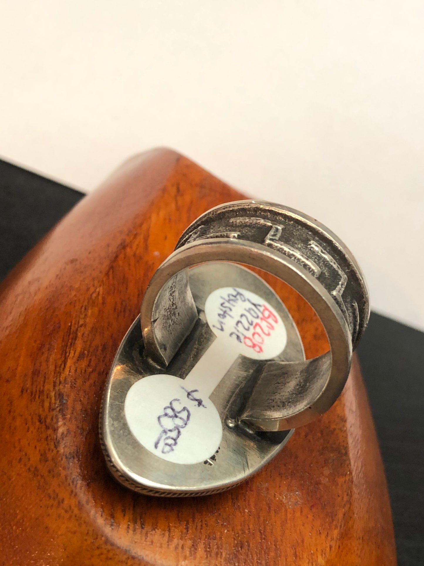 Native American Tufa Cast Ring by Kevin Yazzie